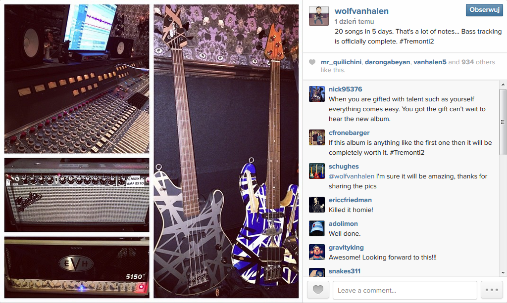 van halen instagram