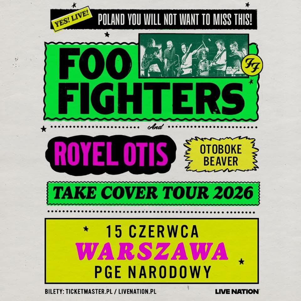 Foo Fighters w Polsce 2026