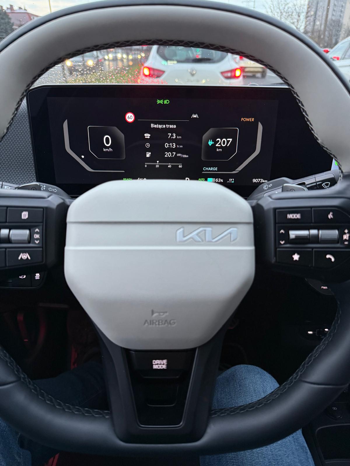 KIA EV6 GT Long Range - zegary